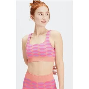 Fabletics Dottie Geo Sports Bra Medium Vanessa Hudgens EUC